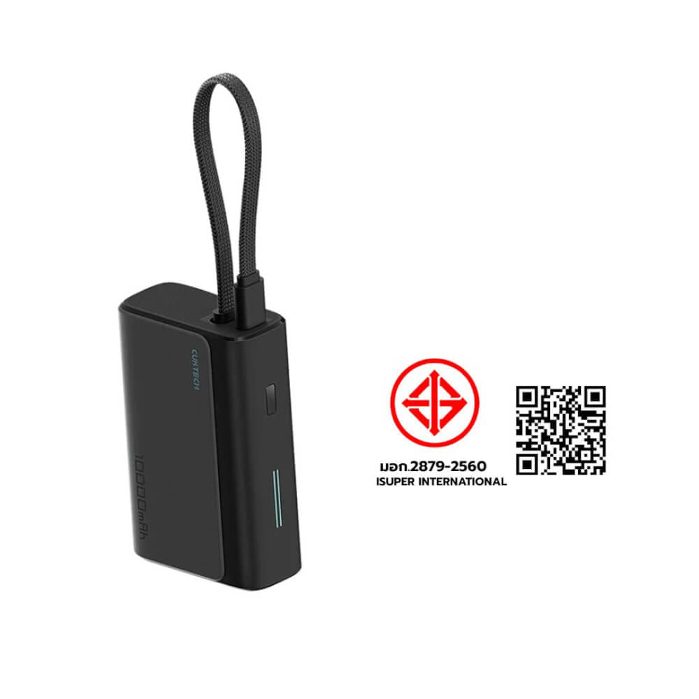 แบตเตอรี่สำรอง CUKTECH รุ่น LPB100 10000 MAH สีดำ มาตรฐาน CCC (รองรับเทคโนโลยีชาร์จเร็ว PD)_11